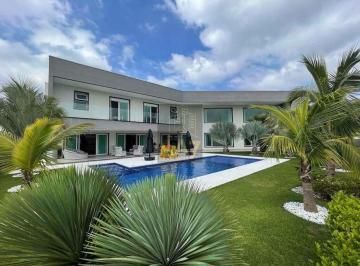 Casa · 833m² · 4 Quartos · 6 Vagas · Cond S.Paulo II 4 Suites linda casa moderna ! Gourmet e piscina! NOVA!