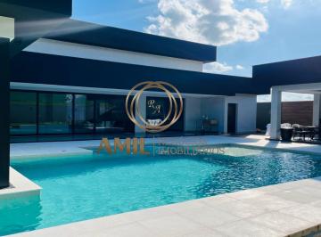 Foto 01 · Casa de Alto Padrão de 04 suítes, 430m², Piscina, no Condomínio Terra de Santa Helena Jacareí - SP