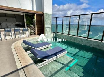 Foto 01 · Jaguaribe - 374m² - Reformada - 4 suítes - Adega - Cinema - Piscina aquecida - espaço gourmet - Suít