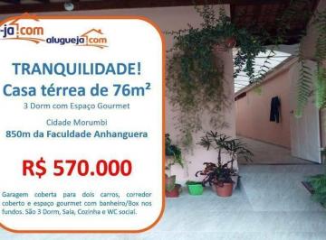 46400575bbcceab57d7b5304bea364a53ecc913e · Casa com 3 quartos à venda, 76 m² - Cidade Morumbi - São José dos Campos/SP