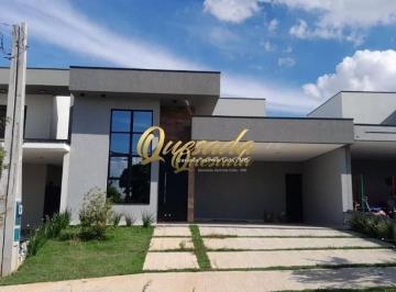 3774f189d817771f71bfb4aa9b46ad80bee9fbc7 · Casa térrea nova, à venda, 3 suítes, planejados, Condomínio Jardins Di Roma, Indaiatuba.