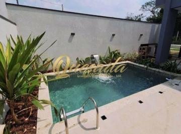 5ea12d90548ddb69c21bc048229597fe94c2f9e6 · Casa térrea nova à venda, 3 suítes, planejados, piscina, escritório, Condomínio Di Roma, Indaiatuba.