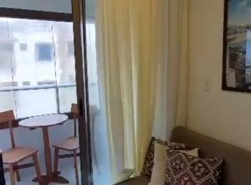 Apartamento de 1 quarto, Salvador ·  Quarto e Sala com varanda, vista mar, no Smart Costa Azul