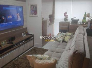 Sala · Apartamento com 2 dormitórios à venda, 62 m² por R$ 830.000,00 - Jardim São Caetano - São Caetano do