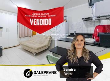 Apartamento de 1 quarto, Águas Claras · Avenida parque águas claras - Residencial Madison - 01 Quarto - 01 vaga - lazer