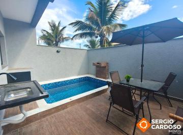 Casa · 96m² · 2 Quartos · 1 Vaga · SOBRADOS COM PISCINA COM VISTA PARA O MAR NO SUARÃO! 2 SUÍTES -ITANHAÉM/SP