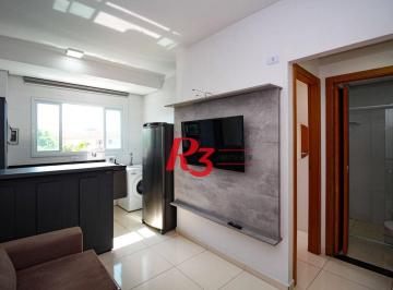 d294f1b08a65046fac15d9d274db3503c897b3d4 · Apartamento à venda, 27 m² por R$ 320.000,00 - Macuco - Santos/SP