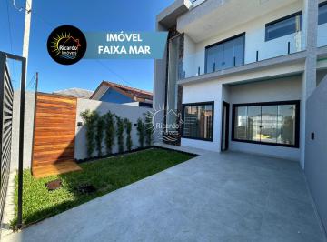 Casa · 132m² · 3 Quartos · 1 Vaga · SOBRADO FAIXA MAR NO BALNÁRIO MIAMI – PRAIA DE LES