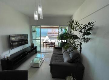 Foto 01 · Armação - 46m² - Andar alto - Vista mar - Nascente -Quarto e sala - Varanda gourmet - Cozinha americ