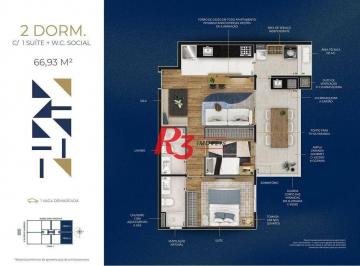 6fe5094c89df4a63b6062736e03d9f0826c1d1b8 · Apartamento à venda, 66 m² por R$ 900.119,94 - Marapé - Santos/SP