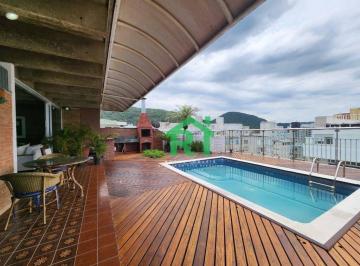 248e82b41ba790a8766f40e504ffb564a079fb7f · Cobertura Frente Mar, 3 Suítes, Área de Lazer, 2 Vagas de Garagem, Pitangueiras, Guarujá/SP