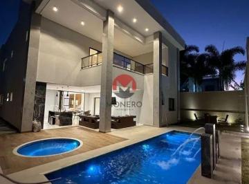 Casa · 407m² · 4 Quartos · 4 Vagas · MANSÃO FRENTE LAGO no ALPHAVILLE EUSÉBIO com 407m2 | Cidade Alpha, Eusébio-CE