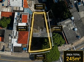 Terreno · 58m² · Terreno Residencial/Comercial à Venda, 245m² - Centro, Diadema/SP.