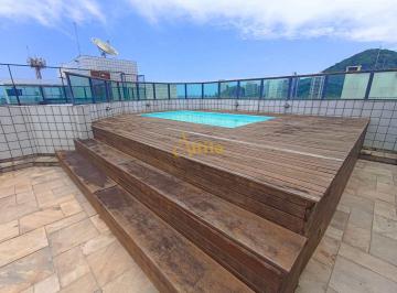 Apartamento · 300m² · 4 Quartos · 4 Vagas · Cobertura vista mar, 4 dorms., 4 vagas, lazer, Enseada