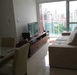 Apartamento de 2 quartos, Belém · Ed. Villa Real c/ 65m2, 2 quartos (1 suíte), armários e 1 vg em Nazaré/ Belém-Pa
