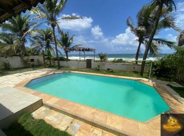 Casa · 300m² · 3 Quartos · 8 Vagas · Condomínio Centro Arembepe - Arembepe Casa 3 Suites Piscina Área Gourmet - Cond. Pé na Areia