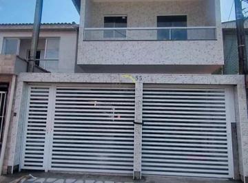 Casa · 60m² · 2 Quartos · 1 Vaga · Casa de Condomínio com 2 dorms, Sítio do Campo, Praia Grande - R$ 360 mil, Cod: 4890