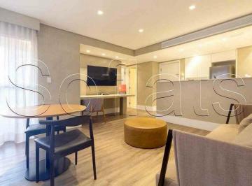 Apartamento · 66m² · 1 Quarto · 1 Vaga · Luxo no Jardim Paulista | Flat 66m² com serviços premium próximo à Paulista