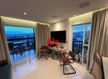 b367df2753b76ce56566b312daea45484f427b04 · Apartamento Duplex à venda, 128 m² por R$ 1.200.000,00 - Encruzilhada - Santos/SP