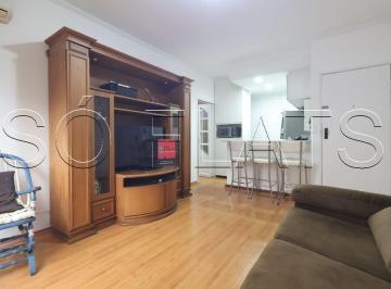 Apartamento · 78m² · 2 Quartos · 2 Vagas · Flat Paulistânia, Jardim Paulista: 78m², 2 dormitórios e 2 vagas junto à Av. Paulista