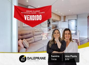 Apartamento de 1 quarto, Águas Claras · Avenida Das Araucárias - Residencial Blend - 01 Quarto - Alto Padrão