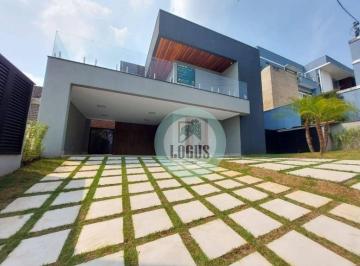 Fachada · Casa Ecológica no Swiss Park com 4 dormitórios à venda, 400 m² por R$ 5.300.000 - Parque Terra Nova