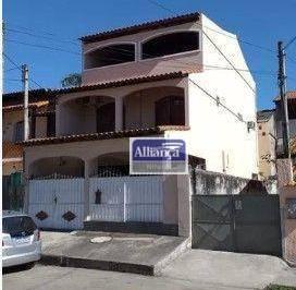 fachada da casa · Casa com 3 dormitórios à venda, 205 m² por R$ 320.000,00 - Mutuá - São Gonçalo/RJ
