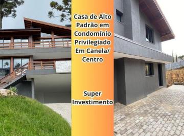 Casa · 386m² · 4 Vagas · Residência de Luxo em Altos Pinheiros, Canela: Sofisticação e Conforto em Cada D