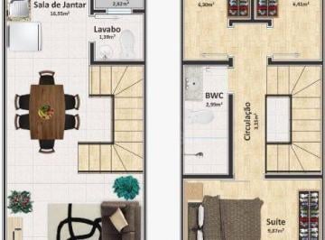 c2af15393e491dd844e64baf75be9b74157a4424 · Sobrado com 2 dormitórios à venda, 80 m² por R$ 511.000,00 - Centro (Pirabeiraba) - Joinville/SC