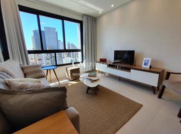 Apartamento · 53m² · 1 Quarto · 1 Vaga · Apartamento studio mobiliado, vista mar, centro de Torres - Ed Vesta