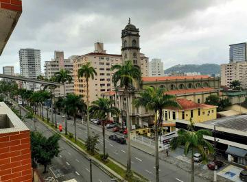 Apartamento · 118m² · 2 Quartos · 1 Vaga · Apartamento com 2 dorms, Vila Mathias, Santos - R$ 490 mil, Cod: 4910