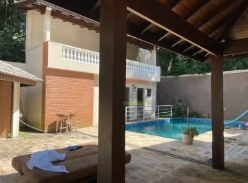 Casa · 220m² · 5 Quartos · 8 Vagas · CASA NO CONDOMÍNIO ALPES DA CANTAREIRA, COM 5 DORMITÓRIOS, SENDO 4 SUÍTES, 8VGS PISCINA