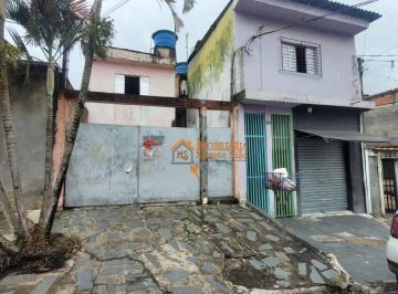 portão cinza e azul · Sobrado com 3 dormitórios à venda, 154 m² por R$ 450.000,00 - Parque Continental - Guarulhos/SP
