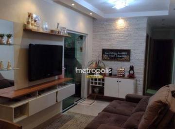 Sala · Apartamento à venda, 70 m² por R$ 351.000,00 - Vila Tibiriçá - Santo André/SP