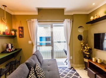 Apartamento · 54m² · 1 Quarto · 1 Vaga · Apartamento para Aluguel - Guilhermina, 1 Quarto, 54 m² - Praia Grande