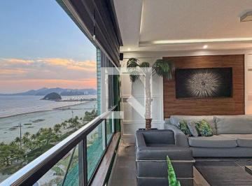 Apartamento · 148m² · 3 Quartos · 2 Vagas · Apartamento para Aluguel - Gonzaga , 3 Quartos, 148 m2 - Santos