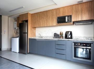 Comercial · 43m² · 1 Quarto · 1 Vaga · Apartamento Studio Mobiliado para Locação, 43m² - Bairro Campestre, Santo André/SP.