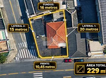 Comercial · 178m² · 3 Quartos · 3 Vagas · Terreno Comercial/Residencial à Venda, 229m² - Vila Alzira, Santo André/SP.