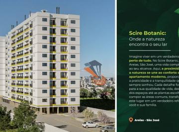 317be84fed582969b07c5d1c93d78a66ab93b58c · Apartamento com 2 dormitórios à venda, 53 m² por R$ 345.000,00 - Areias - São José/SC