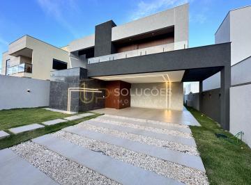 Casa · 306m² · 4 Quartos · 2 Vagas · Casa 4 Suítes Alto Padrão Completa c/ Piscina + Academia + Escritório | Condomínio Alto da Boa V