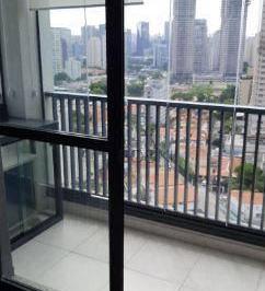 Varanda · Stúdio Mobiliado à Venda, com 22m² no Brooklin SP