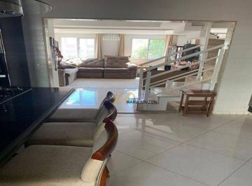 sala dois ambientes estar e jantar · CASA A VENDA, 05 QUARTOS, 260M² AT - 260M² AC, R$ 1.060.000,00, CONDOMÍNIO GIORNO DI SOLE II, JARDIM