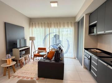 Apartamento · 49m² · 1 Quarto · 1 Vaga - CSPAES CONSULTORIA IMOBILIÁRIA · CSPLD146 - Apartamento mobiliado, varanda com vista livre, ar-condicionado, todo equipado