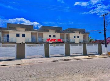 Casa · 163m² · 3 Quartos · 4 Vagas · Sobrado novo no Jardim Aruan, na Praia do Indaiá em Caraguatatuba - Estuda Permuta