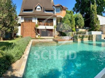 Casa · 850m² · 4 Quartos · 4 Vagas · Casa de alto padrão à venda no Alto da Boa Vista com 5 quartos piscinas e jardim