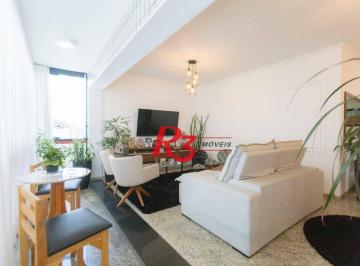 2c77d32ddc991ee355a60e6f2d15237d9e224f71 · Apartamento à venda, 140 m² por R$ 1.170.000,00 - Embaré - Santos/SP