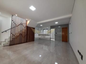 Casa · 100m² · 3 Quartos · 2 Vagas · Sobrado com 3 Dormitórios à Venda, 100m² - Jardim das Maravilhas, Santo André/SP. 