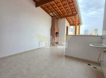 Apartamento · 57m² · 2 Quartos · 1 Vaga · Cobertura sem Condomínio NOVO com Elevador e 2 Dormitórios à Venda, 102m² - Vila Valparaíso, Santo A