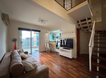 709fae9ac78aeb82a63920f2bbf0442e3ca7a316 · Apartamento Duplex com 2 dorm. (Escritório/Closet + Suíte) para alugar, 70 m² por R$ 8.000/mês - ao 