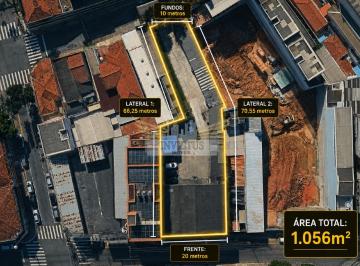 Terreno · 1056m² · Oportunidade de Terreno Comercial/Residencial para Comprar, 1.056m² - Centro, Santo André/SP.